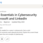 كورس الأمن السيبراني من Microsoft وLinkedIn Learning مجانًا للمبتدئين